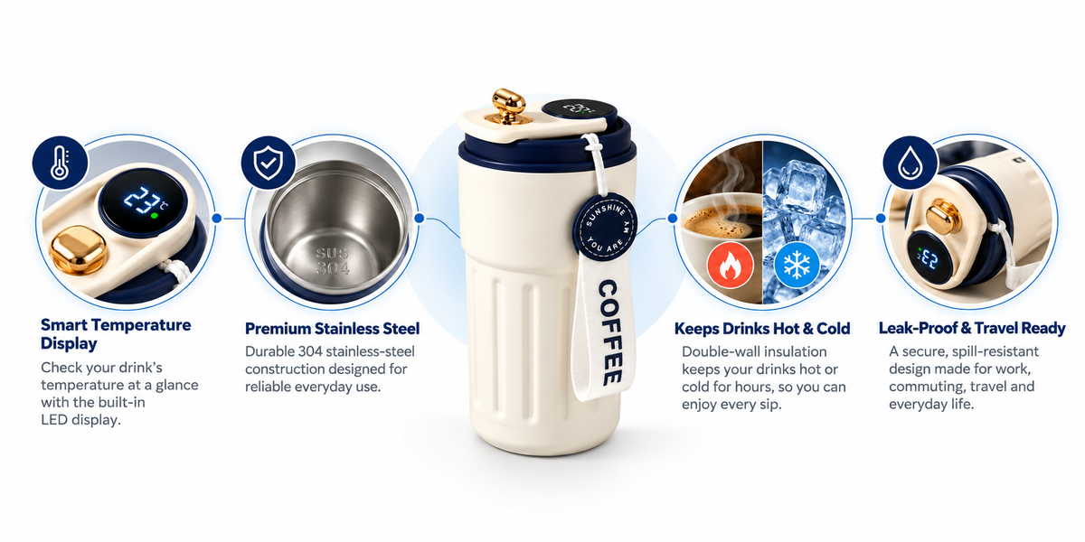 Thermosky smart temperature tumbler features